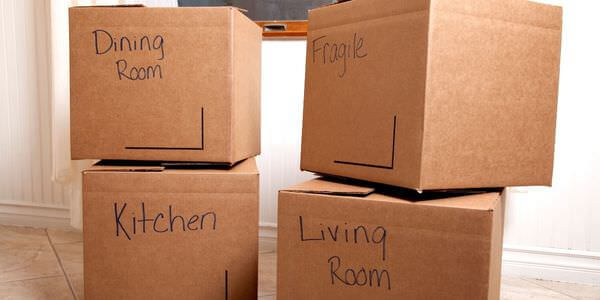 Beschriftete Umzugskartons für Küche und Esszimmer – Umzugskartons in Görlitz